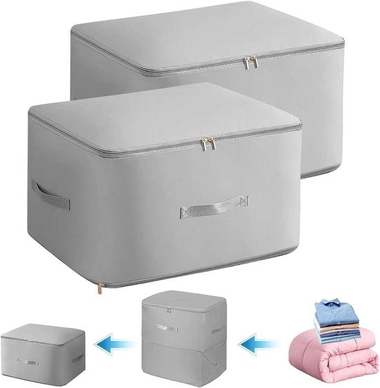 Organizzatore premium per risparmiare spazio, 2 pezzi con sacchetto compressore per coperte e abiti