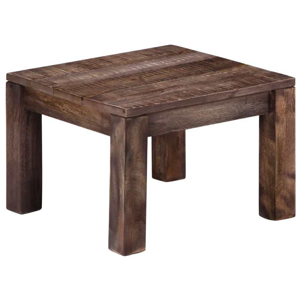 Tavolino da Salotto 50x50x35 cm Legno Massello di Mango 247468