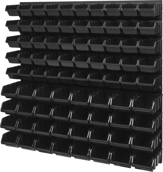 Sistema di archiviazione per parete con boxe a pile e pannelli per parete - sistema di archiviazione per casa o ufficio