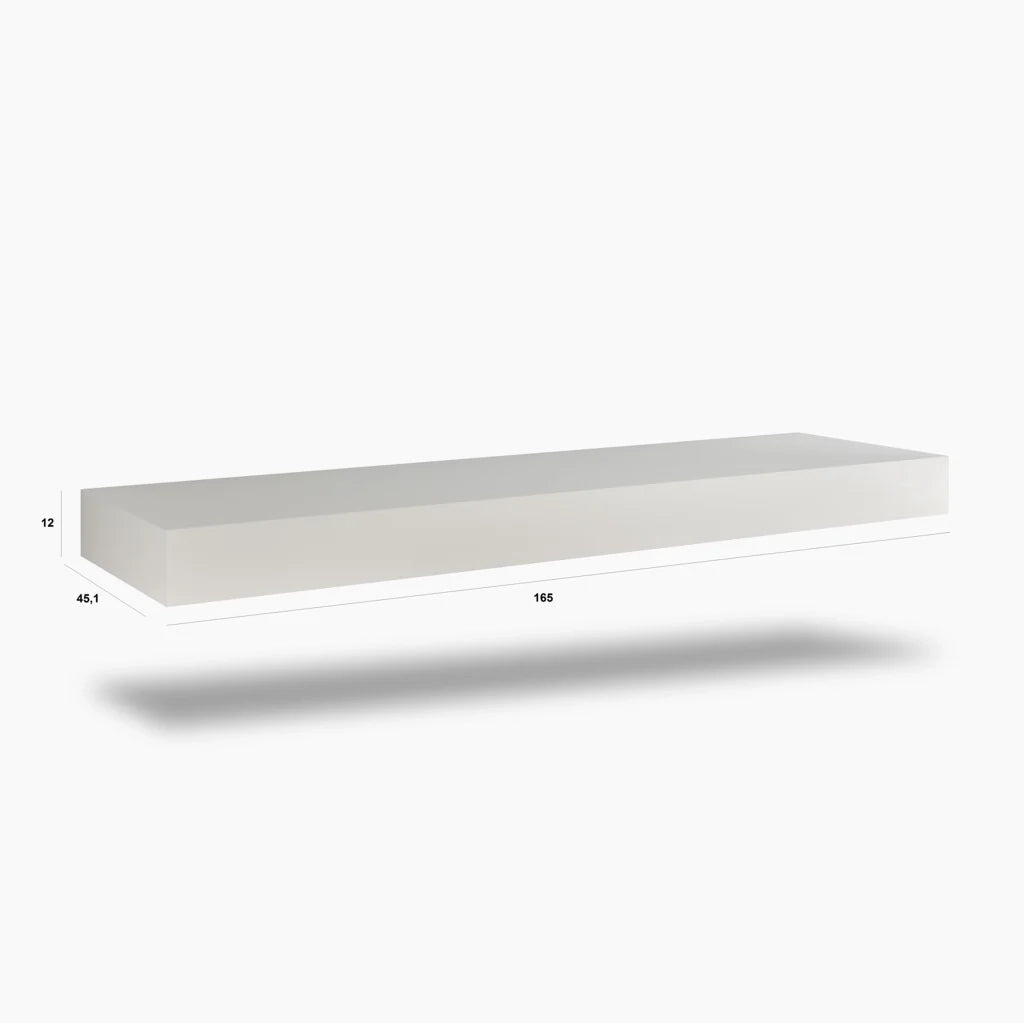 Top/Mensola L.165 P.45,1 H.12 cm GIOVE colore bianco