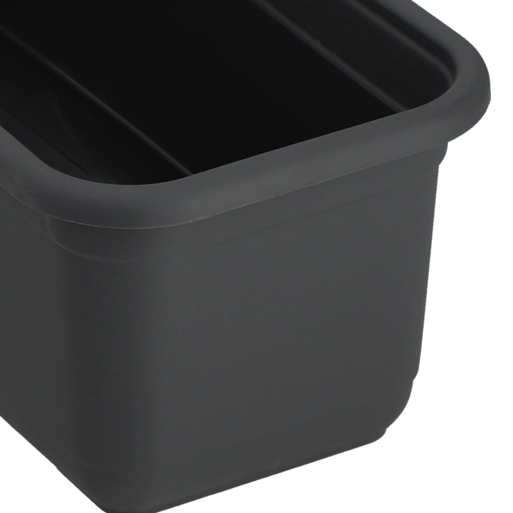 Vaso da fiori KADAX per balcone, 80 cm, con base oblunga