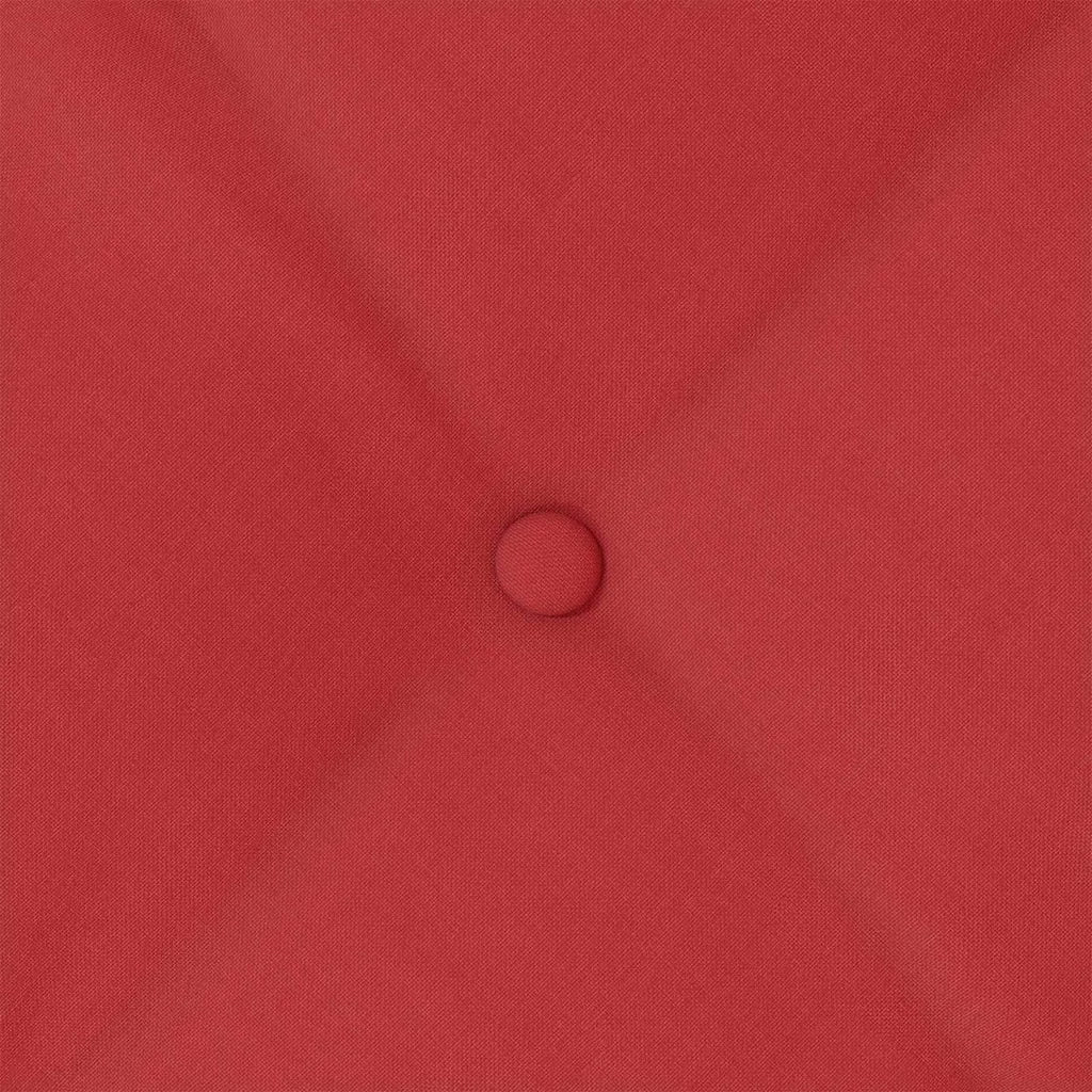 Cuscino per Schiena Rosso 80 x 19 x 50 cm Tessuto 42014713