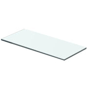 2 pz Mensole | Ripiano | Scaffale in Vetro Trasparente 40x12 cm