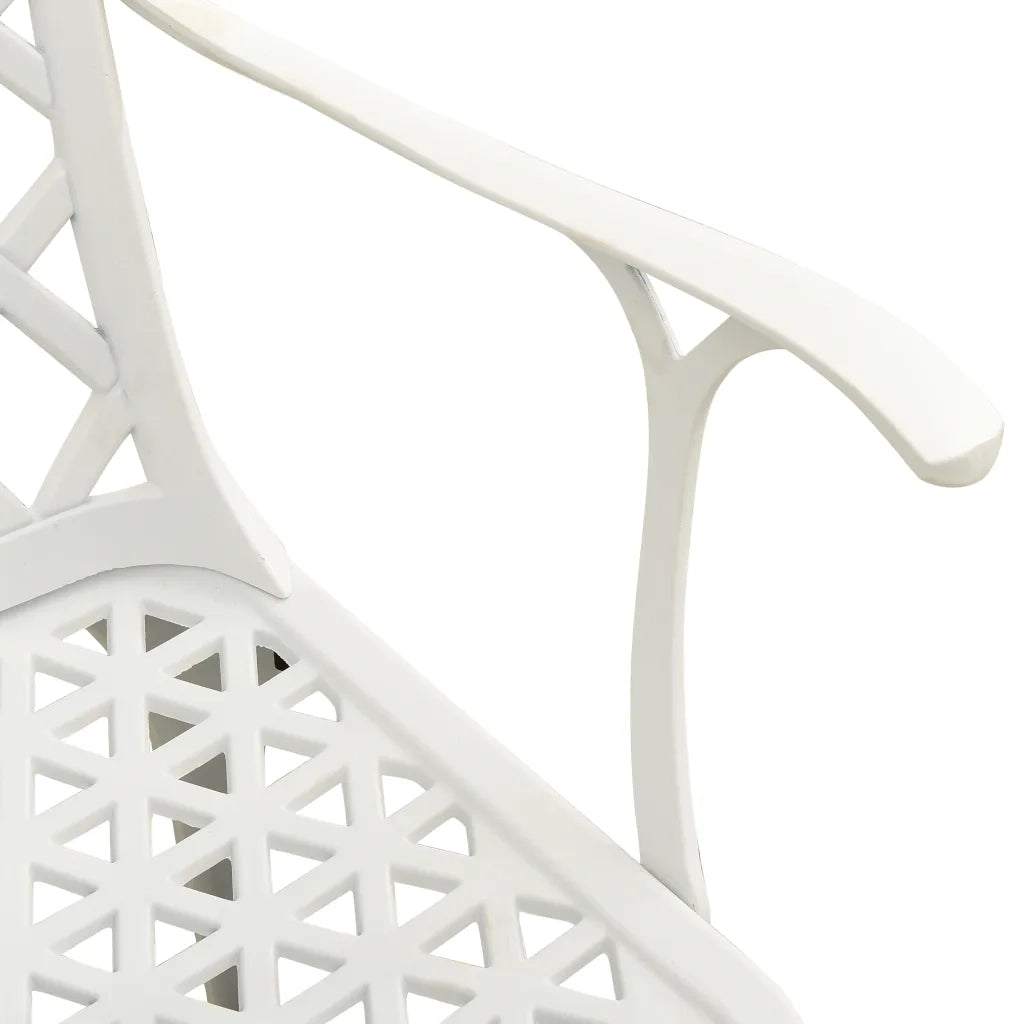 Set da Bistrot 5 pz in Alluminio Pressofuso Bianco cod mxl 37787