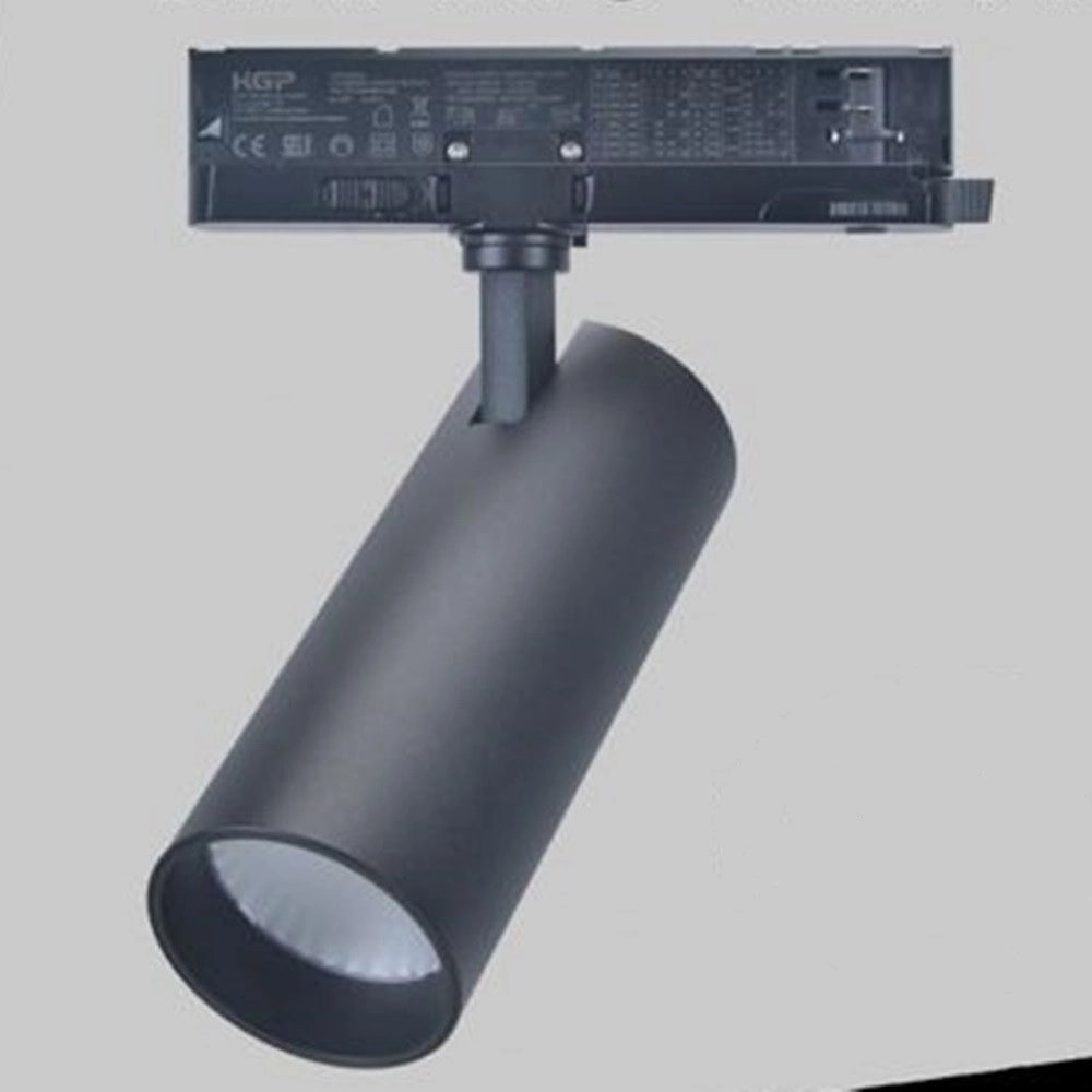 Trade Shop - Faretto A Led Per Pista Binario Trifase 30 W Cct Luce 300k-4000k-5000k Ip20 Gd23k-3c - Nero