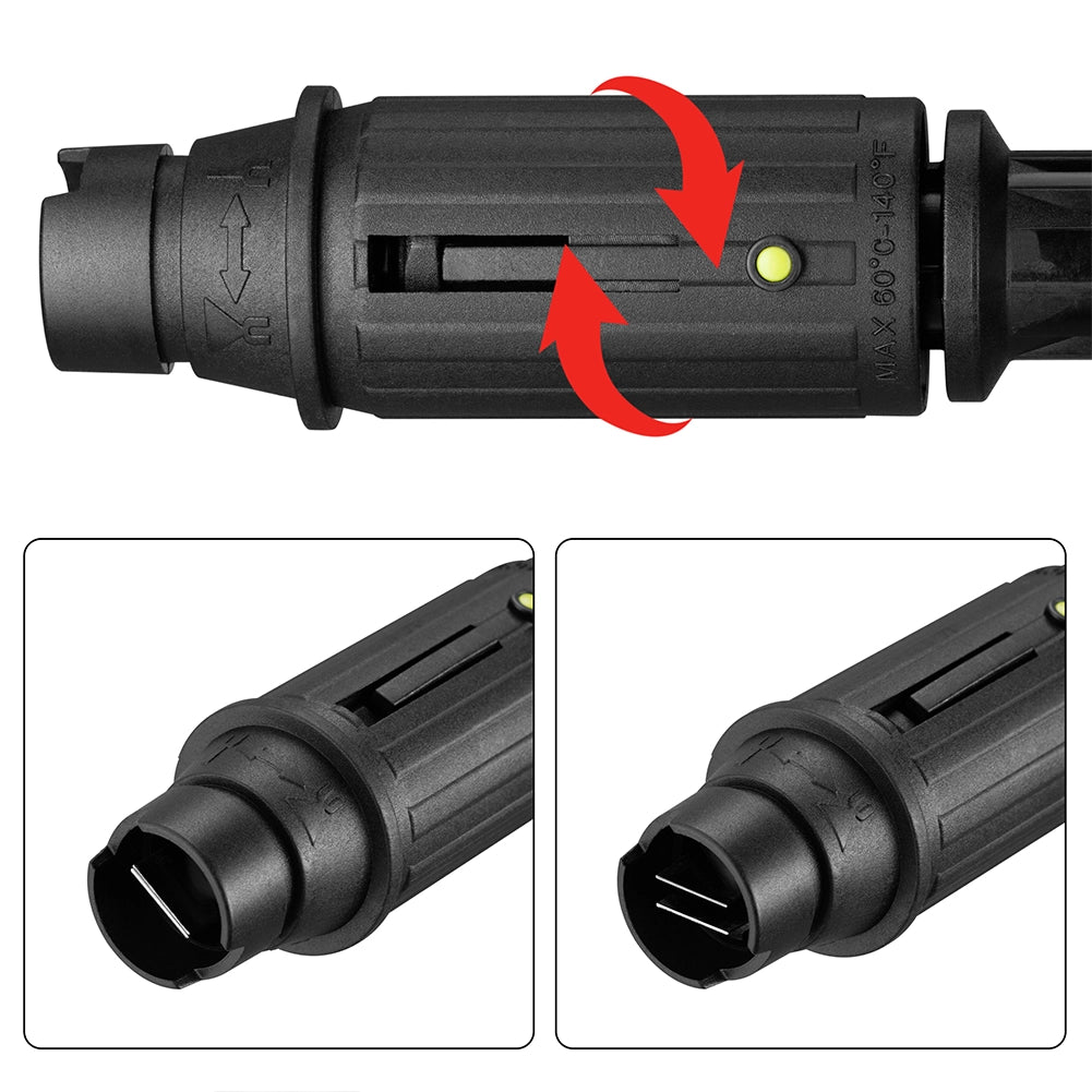 Pistola a Spruzzo Acqua per Idropulitrice con 2 Lance 160Bar Compatibile Lavor