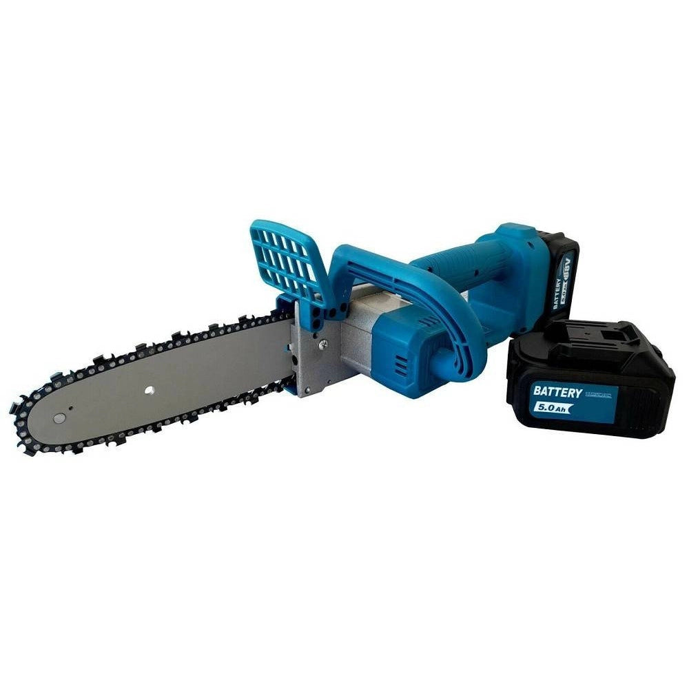Trade Shop - Elettrosega Sega Elettrica A Batteria Cordless 21 V 5.0ah Lama 20 Cm + Valigia -