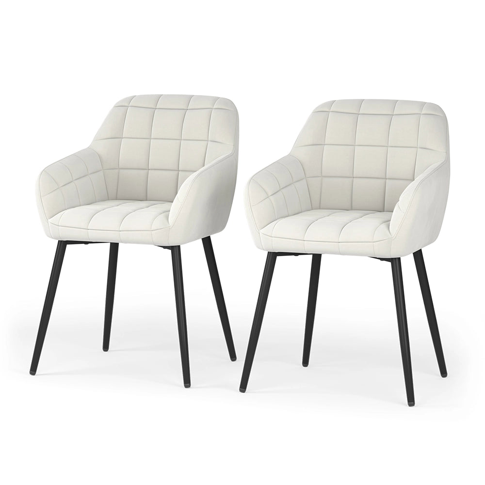 Vicco sedie Beige 53.5 x 55.5 cm Set di 2