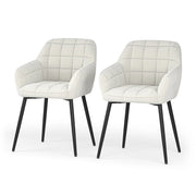 Vicco sedie Beige 53.5 x 55.5 cm Set di 2
