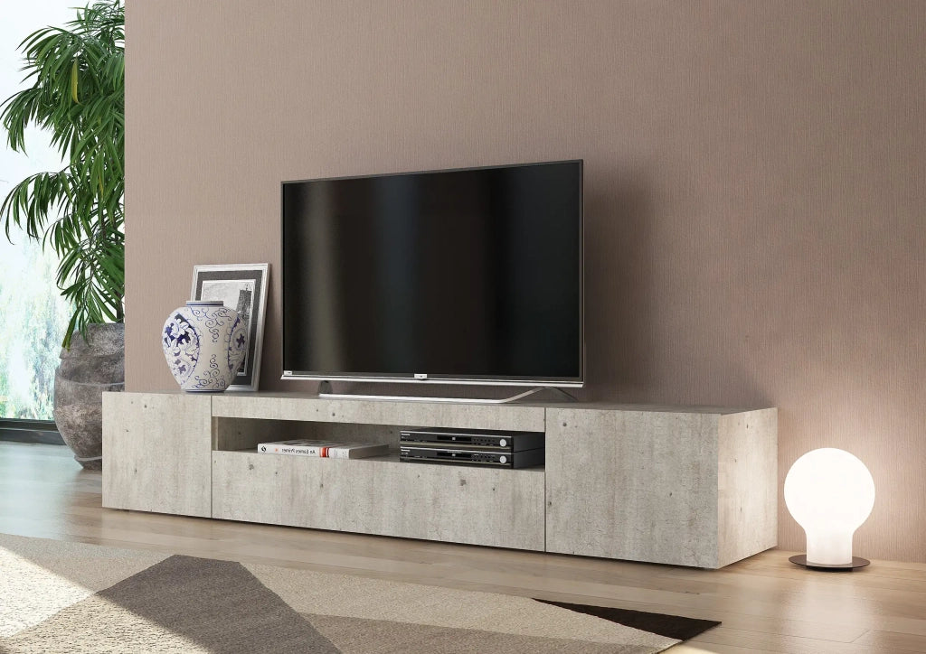 Mobile per TV daiquiri L 200 x H 36.5 x P 40 cm grigio