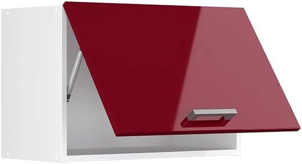 Pensile da cucina R-Line, Rosso lucido, 60 cm Piatto, per la libera combinazione all'interno di sistemi cucina modulari