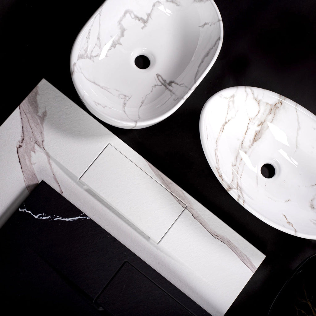 Lavabo Da Appoggio Rea Sami Marble Mat