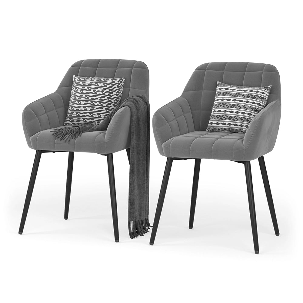 Vicco sedie Grigio 53.5 x 55.5 cm Set di 2
