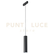 SOSPENSIONE LED BINARIO BERNINI NERO IN ALLUMINIO E TERMOPLASTICA 9W 110LM 3000K 5X22CM ALTEZZA MASSIMA 150CM