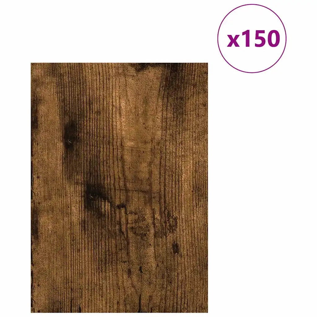 Pannelli decorativi 150 pcs Rovere fumé 21 x 30 x 0,27 cm 885573