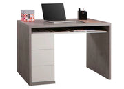 SCRIVANIA PRIVILEGIO CON 3 CASSETTI 110X60X75H COLORE CEMENTO