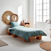 Set biancheria da letto in cotone verde
