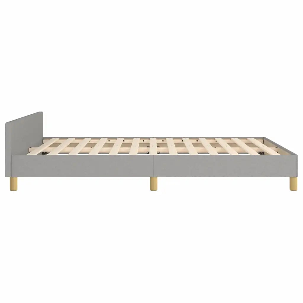 Giroletto senza Materasso Grigio Chiaro 140x200 cm Tessuto 3125057