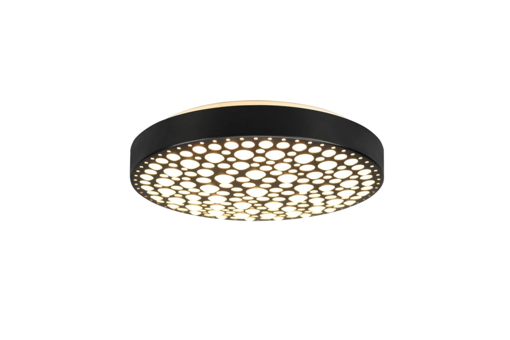 Plafoniera LED CHIZU 22W CCT 2700-6000K nera 40,5cm RL