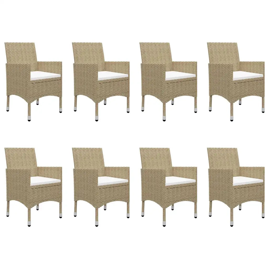 Set da Pranzo da Giardino 9 pz Beige cod mxl 40750