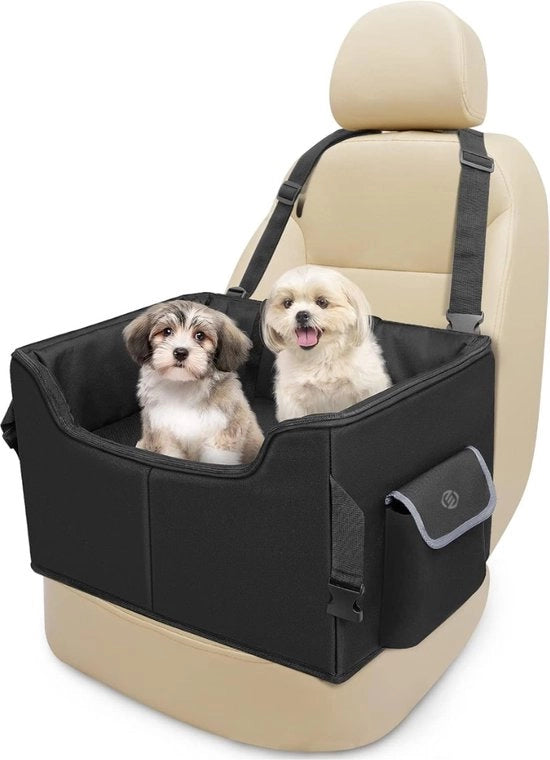 Hondenmand Auto con Cintura - Autostoletto per Cani - Autostoletto per Cane - Cane Auto - Sedile per Cani Auto - con Cinturazione