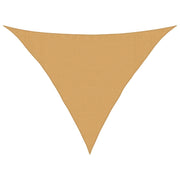 Vela Parasole | Telo Ombra | Vela da ombra 160 g/m2 Triangolare Sabbia 3,5x3,5x4,9 m in HDPE