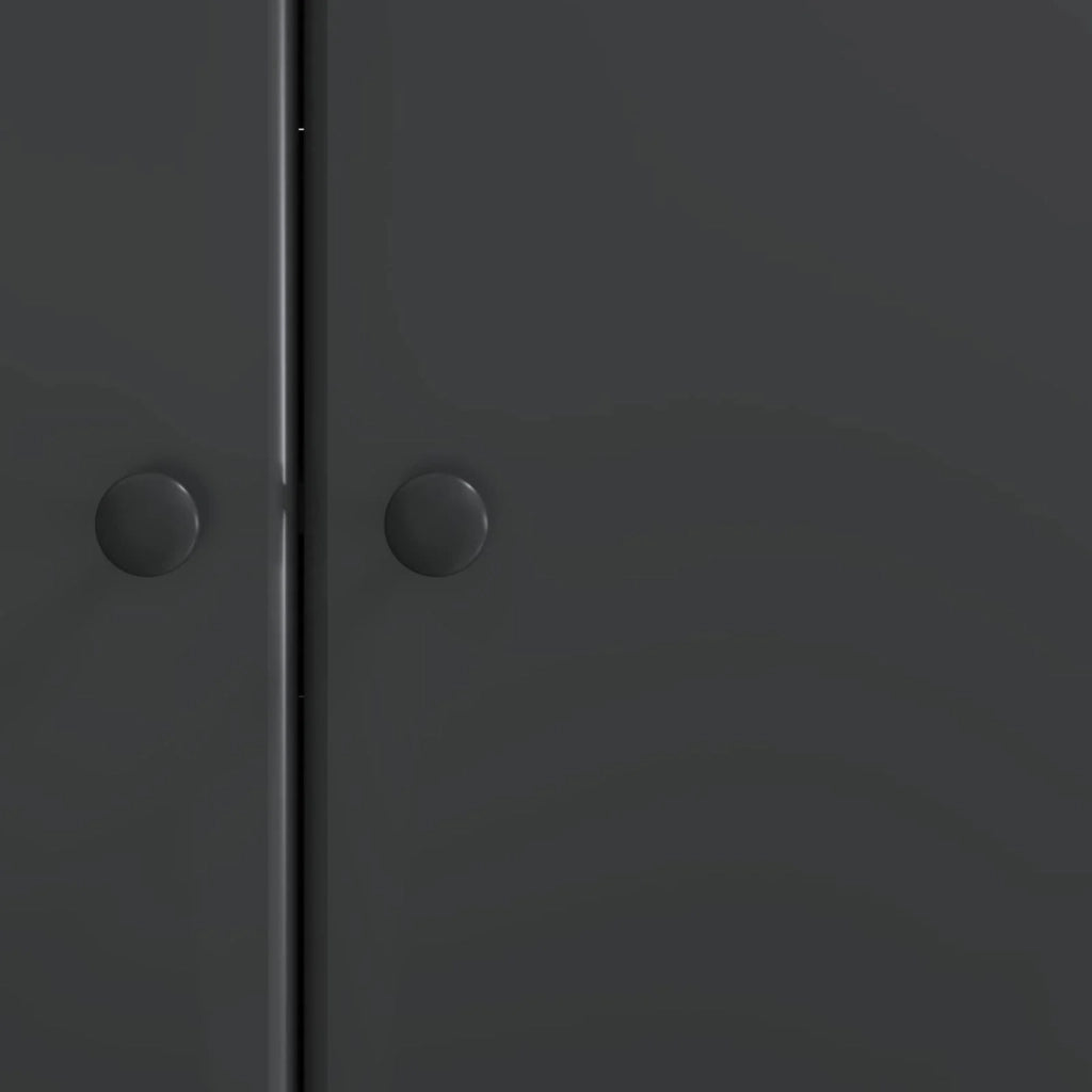 Credenza Nero 89 x 34,5 x 80 cm Legno ingegnerizzato