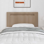 Testiera LED Cappuccino 90 cm Pelle Sintetica 42007296