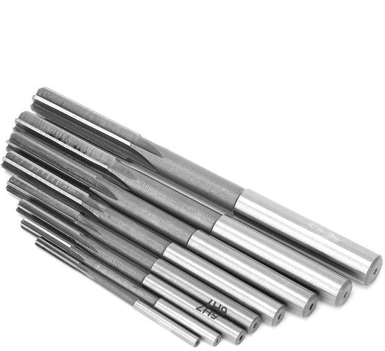 Set di utensili per la precisione della raspa 8 pezzi - Raspahle H7 - Adatto per raspare con precisione - Acciaio di alta velocità di alta qualità - Accessori per lavorazione del metallo