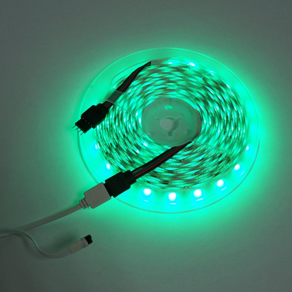 Striscia LED 5050 14,4W/m RGB, 12-220V rotolo 5m, 60 LED/m IP20