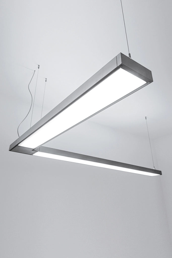 Tofu Applique LED Biemissione 20W 4000K CRI90 DALI Grigio - Lampada da Parete Dimmerabile in Alluminio - Rossini Group
