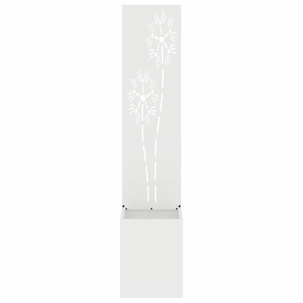 Schermo per privacy in giardino Floreale Bianco 32 x 150 cm CFW6442655