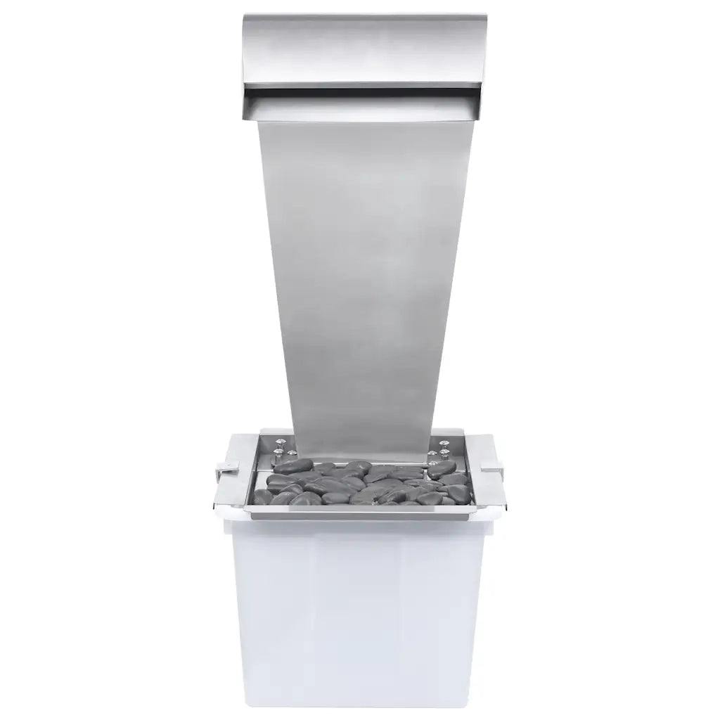 Cascata da Giardino Argento 52,4x34,2x82 cm in Acciaio Inox 48093