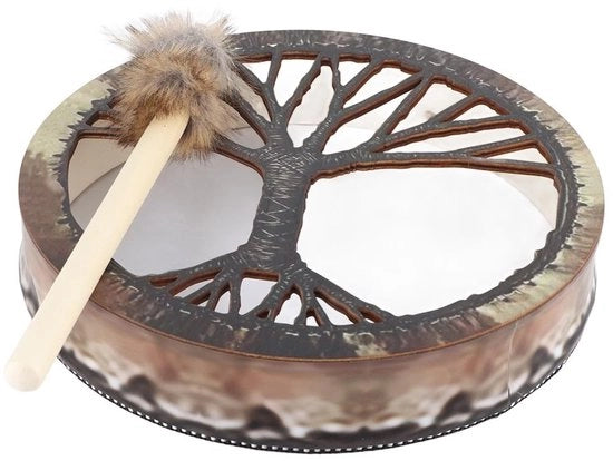 Drum Spirit Akoestica - Produzione Handicraft - Materiali Ecologici - Bassa Frequenza Amplificata - Maniglie in Corda