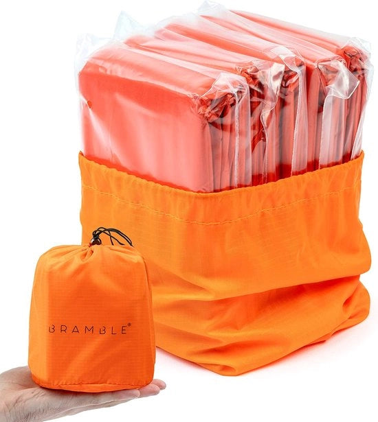 Pannelli di protezione termica, sacchi a pelo Premium per emergenza | Fischietto di soccorso ultraleggero protezione contro il freddo / Pannelli di protezione termica per emergenza, sacchi a pelo per emergenza - 5 pz.