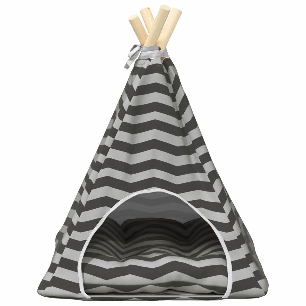 Tenda per animali con cuscino Bianco e Grigio 40 x 40 x 50 cm CFW6864551