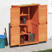Rimessa da Giardino Marrone 83x57x140 cm Legno Massello di Pinocod mxl 102893