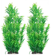 Decorazione acquatica 2 pezzi - piante artificiali acquatiche - decorazione per acquario - ornamento sott'acqua - supporta architettura paesaggistica - dimensioni 8,5 x 6,3 x 38 cm - piante acquatiche per acquario