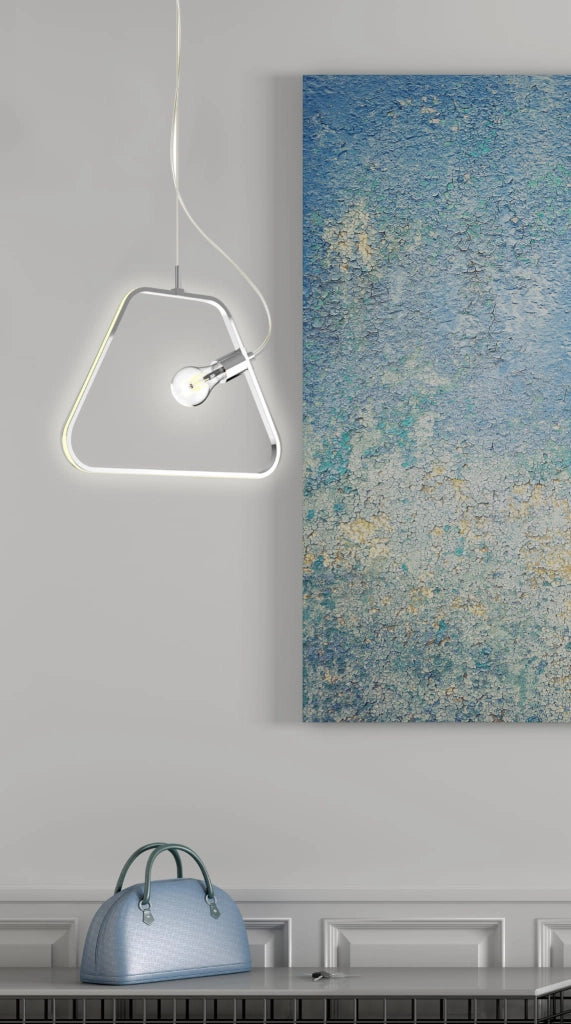 Lampada a sospensione Candellux Ikaria 2 luci cromata