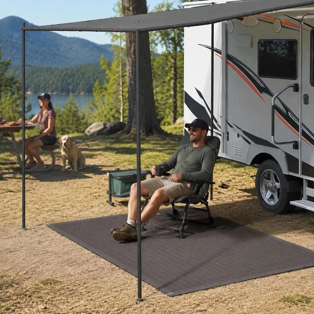 Tent Carpet 250 X 300 Cm Anthracite