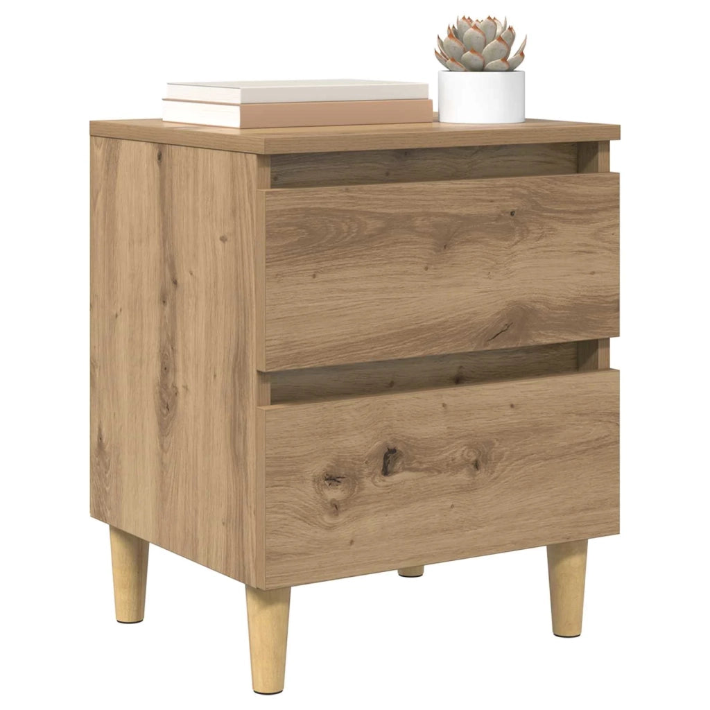 Armadietto per letto Rovere artigianale 40 x 35 x 50 cm 885670
