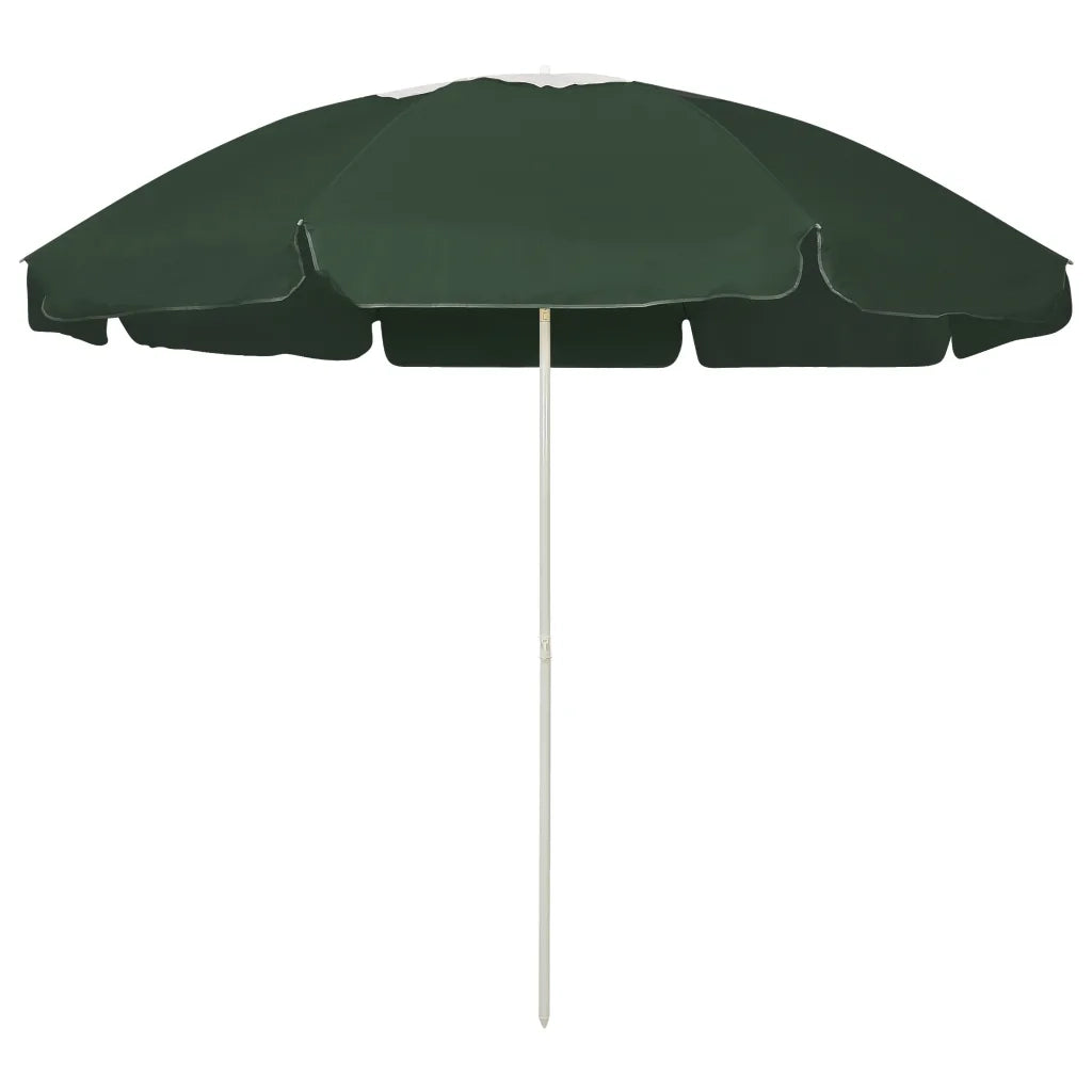 Ombrellone da Spiaggia Verde 240 cm