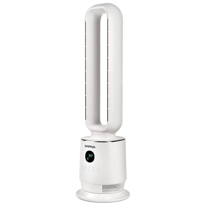 G3 Ferrari Ventilatore Ciclonico H86 Bladeless 3 Velocita' Timer Tlc Bianco