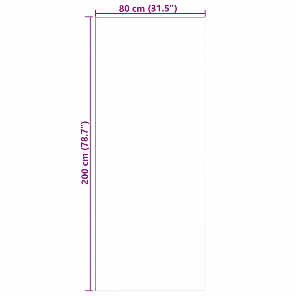 Tappeti per area SIROLO Beige 200 x 80 cm Poliestere