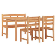 Set da pranzo da esterno/mobili da giardino in legno massello di teak da 4 pezzi 02_0014275