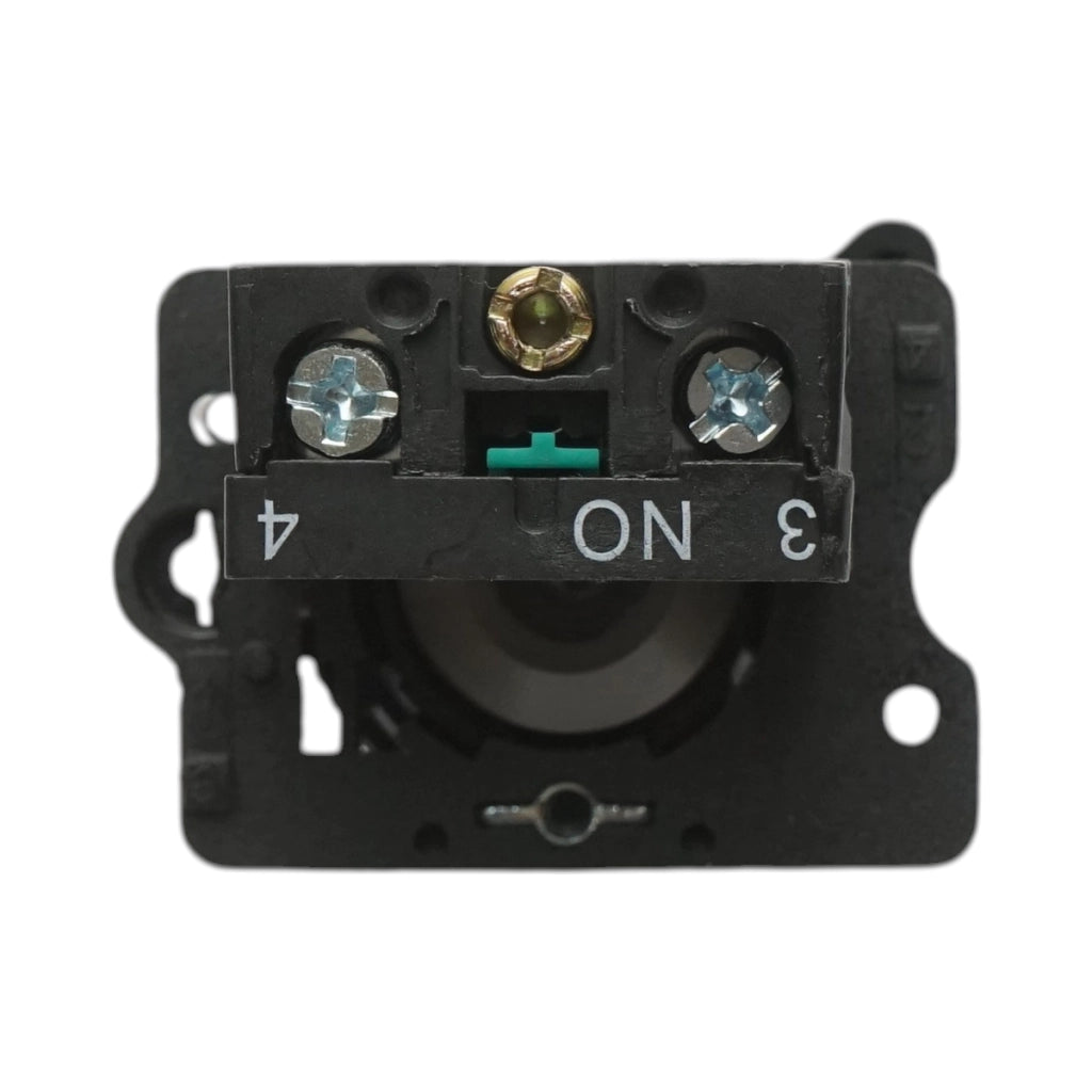 Selettore a 2 posizioni nero con blocco 1NO, 400V/10A, LAY5-EJ21 Breckner Germany