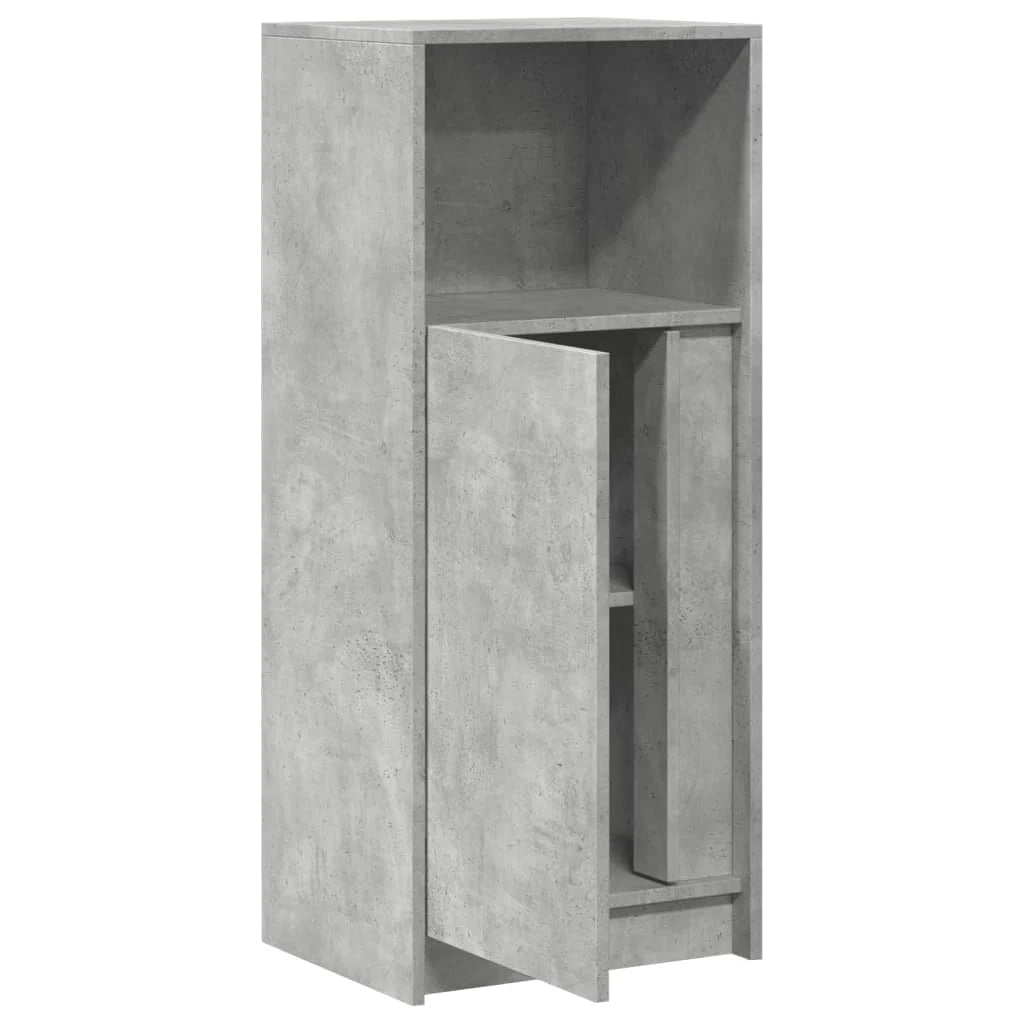 Buffet credenza cassettiera mobiletto mobile contenitore organizer per cucina soggiorno salotto con illuminazione a LED 42,5 x 34 x 100 cm legno ingegnerizzato grigio 02_0029803