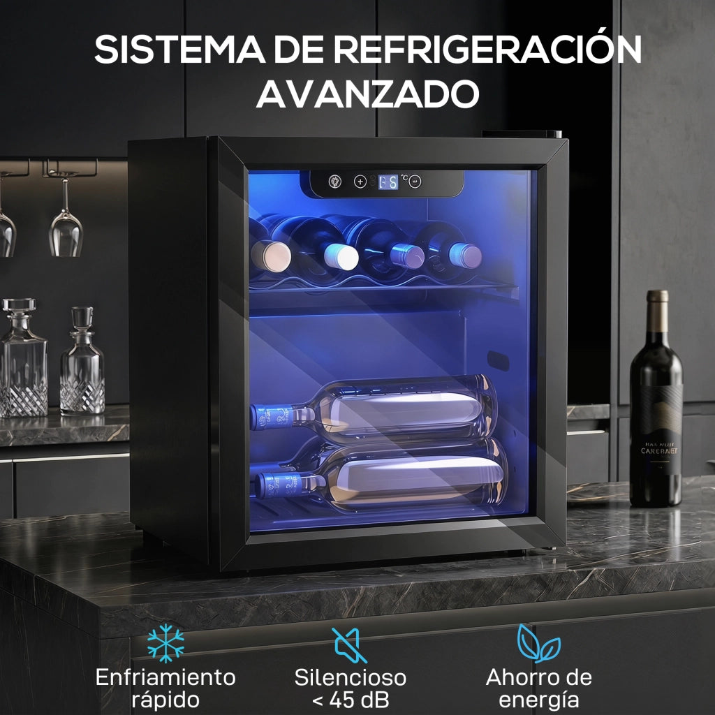 Cantinetta per Vini Refrigerata ¨C zephmum ¨C Nero, 36 L, Temperatura 4-16 ¡æ