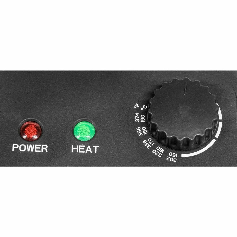 Trade Shop - Friggitrice Elettrica Professionale In Acciaio Inox Cesto 3lt 2000w Con Maniglia Coperchio -