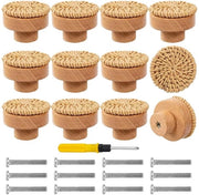 Set di carico a grappino in stile bohemien - 12 pezzi - Legno naturale